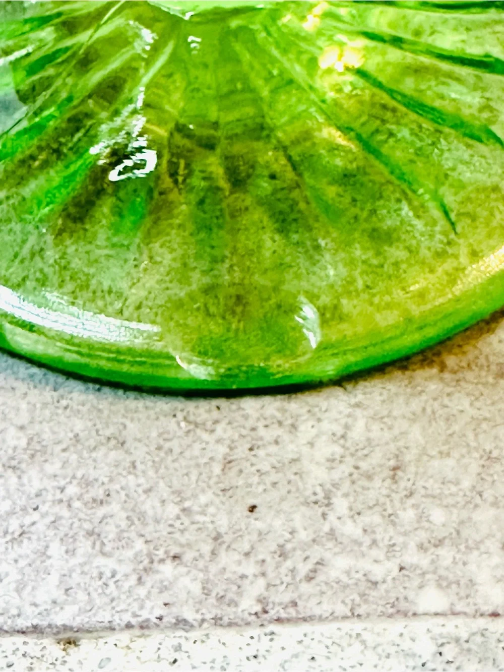 Vintage Anchor Hocking Uranium “Vaseline” Glass Footed Sherbet (set of 4)